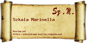 Szkala Marinella névjegykártya